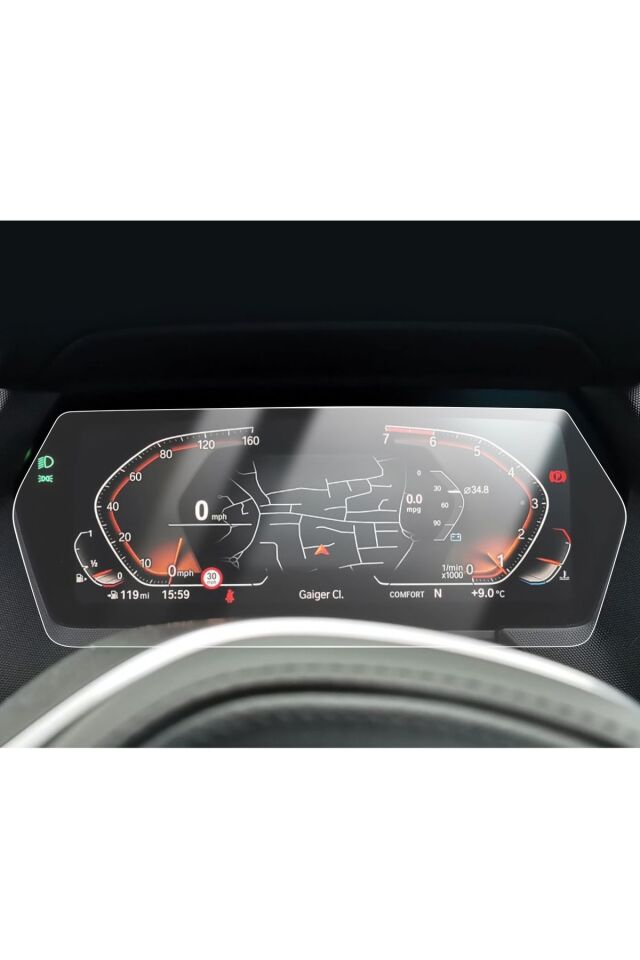 Bmw 1 Serisi Panel Ekran Koruyucu 9H Nano 2019-2023 Tek Ebat