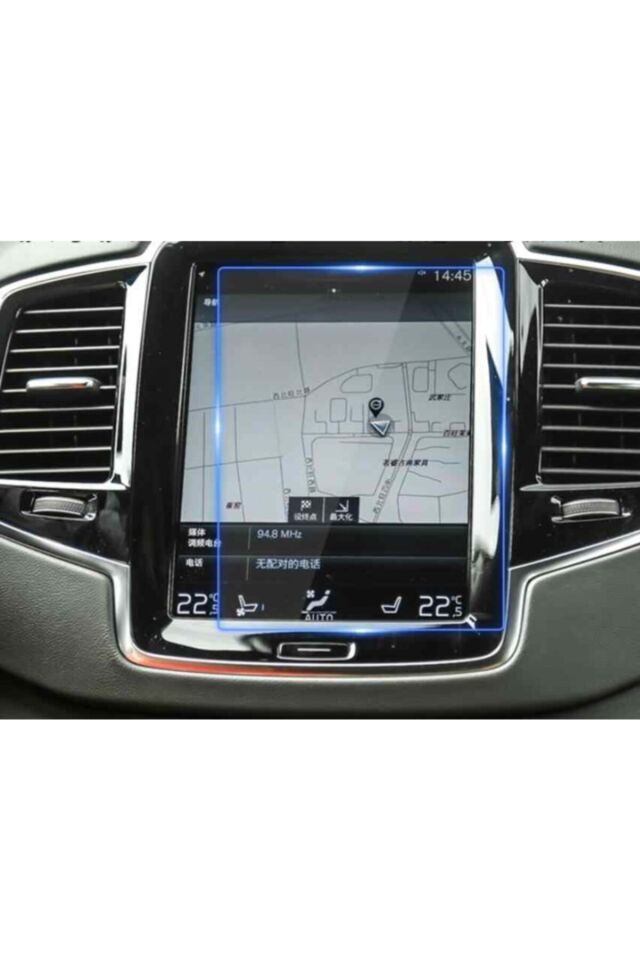 Volvo Xc40 8.7'' Multimedya Ekran Koruyucu 9H Nano Tek Ebat