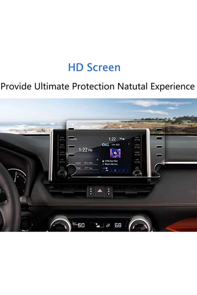 Toyota Corolla 8'' Multimedya Ekran Koruyucu 9H Nano Tek Ebat