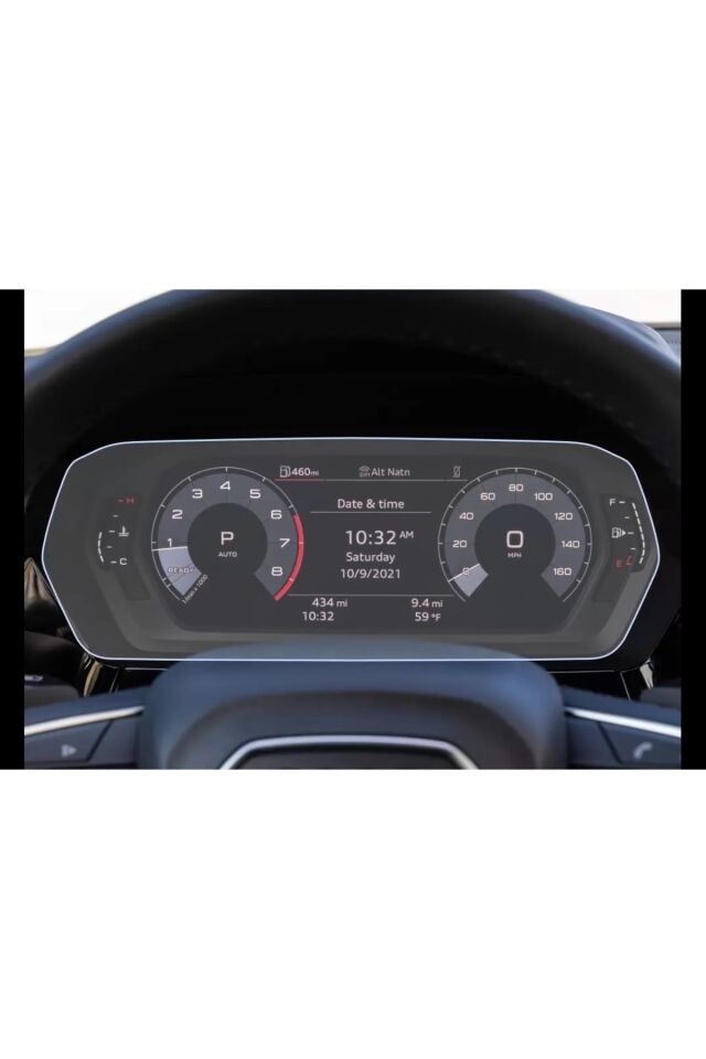Audi A3 Dijital Panel Uyumlu Ekran Koruyucu 9H Nano Film