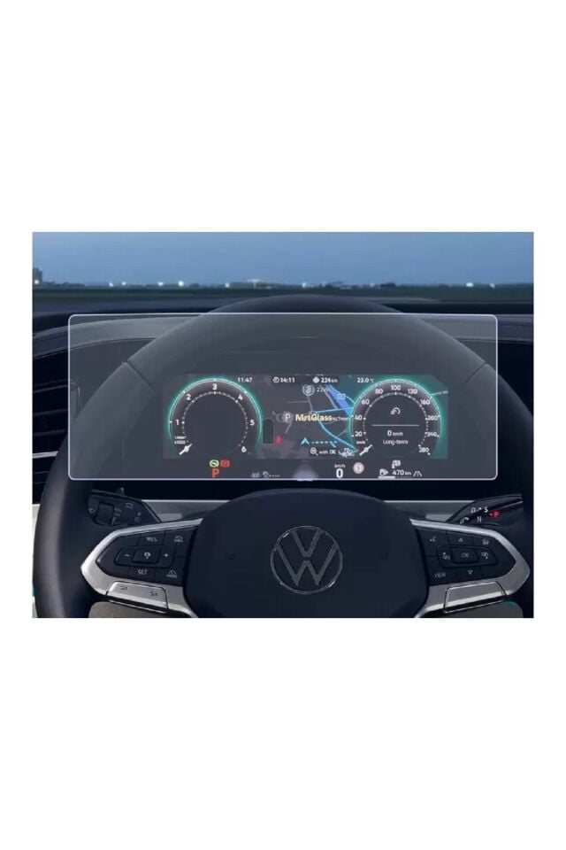 Volkswagen Tiguan 10.25'' Digital Cockpit Pro ve 12.9'' Multimedya Ekran Koruyucu Nano Film