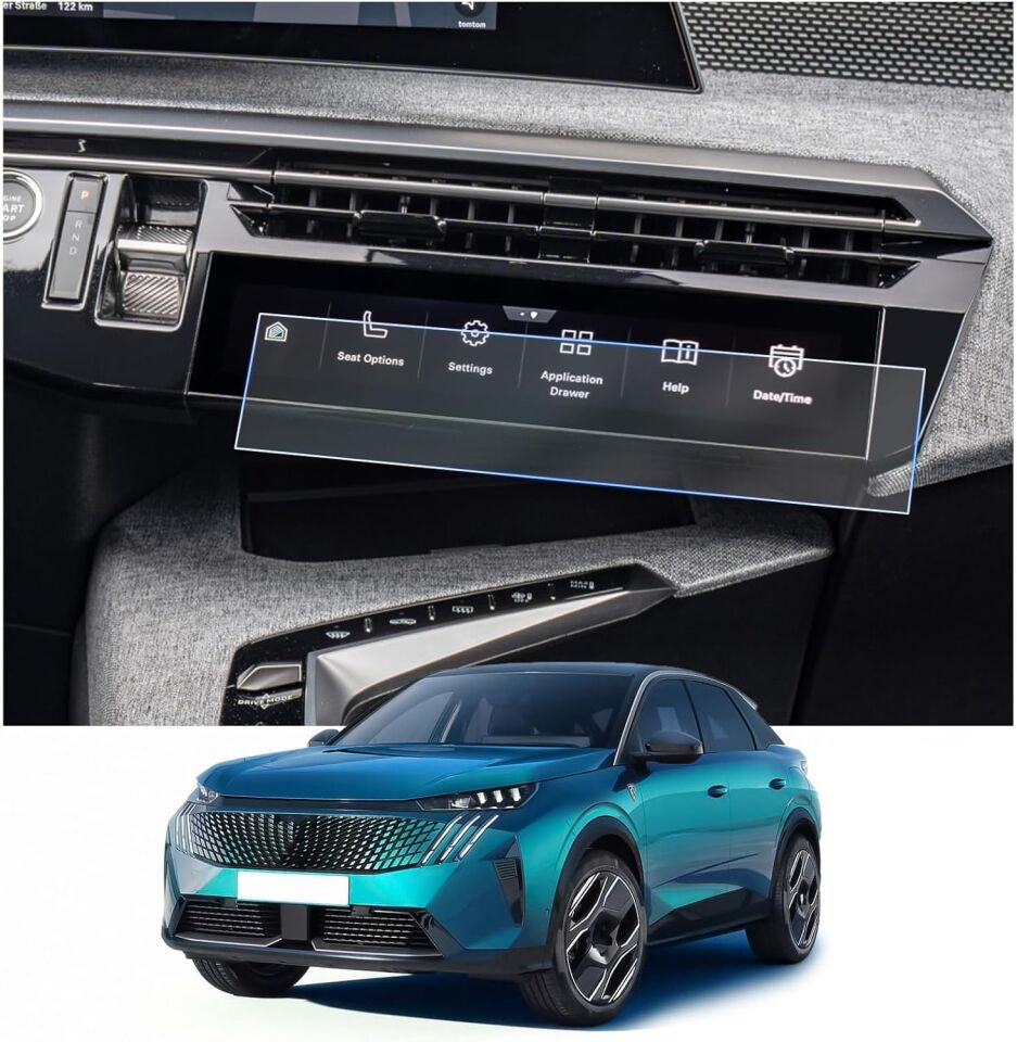 Peugeot 5008 Ekran Koruyucu 21 inç Multimedya ve Klima 9H Nano Film