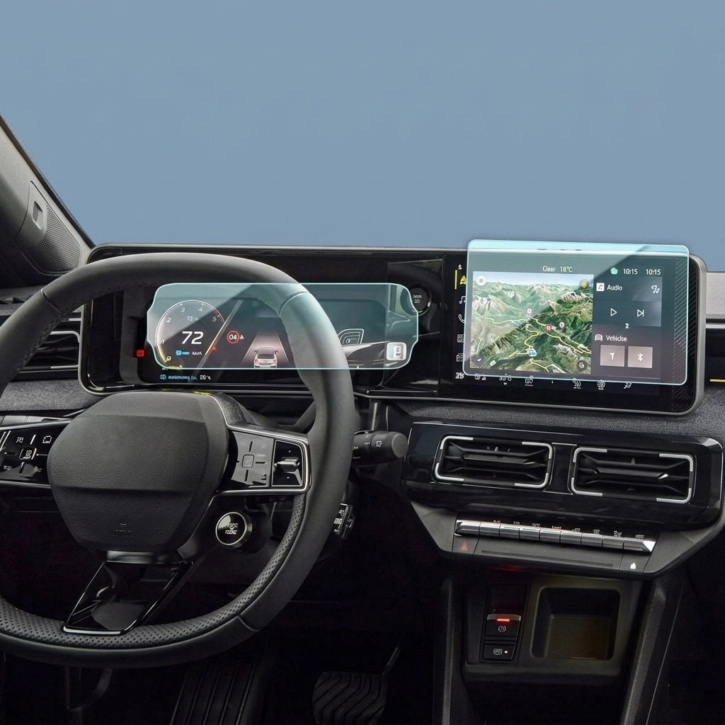 Renault Boreal Dijital Gösterge ve Multimedya Ekran Koruyucu Set