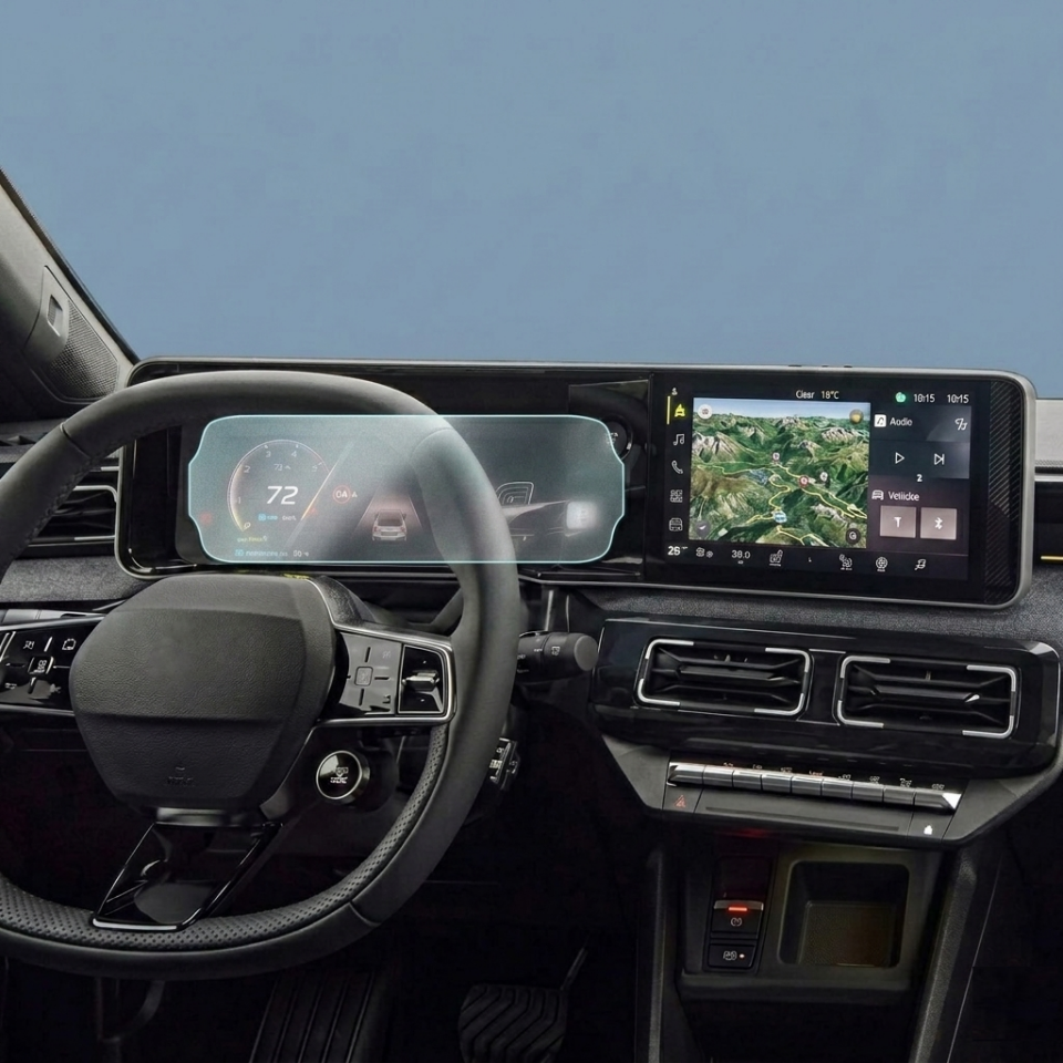 Renault Boreal Multimedya ve Dijital Gösterge MAT Ekran Koruyucu