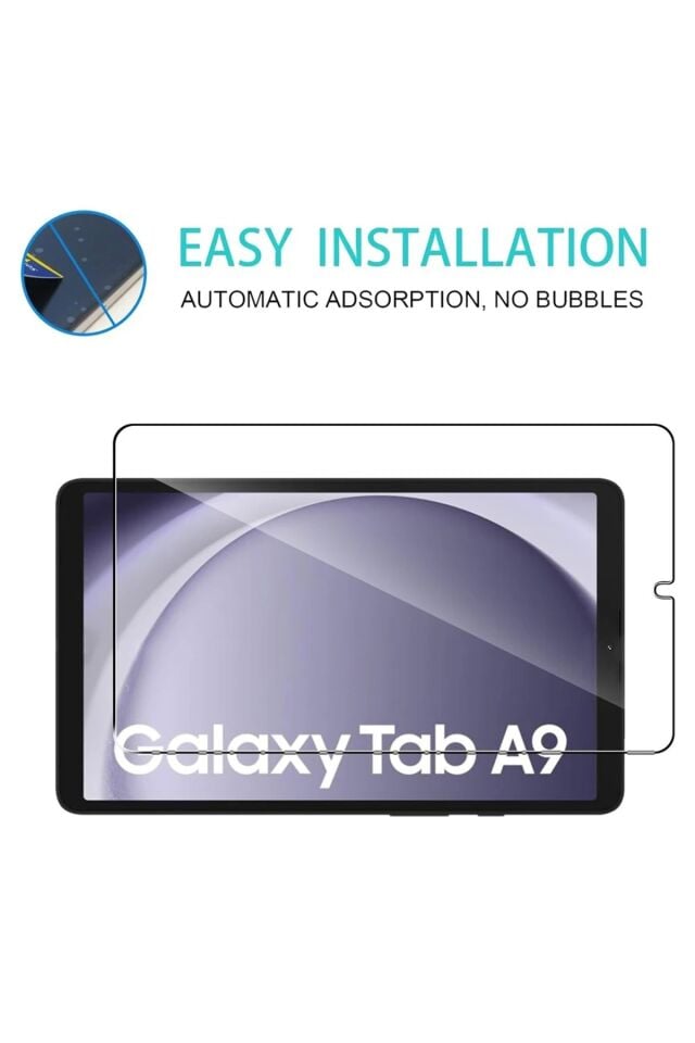 Samsung Galaxy Tab A9 8.7 inç Ekran Koruyucu Temperli Cam