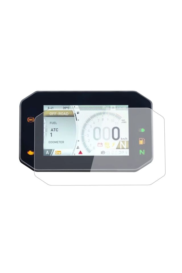 Honda Hornet 5 Inç Dijital Gösterge Uyumlu Ekran Koruyucu Nano Film 2024 2025 1 Adet