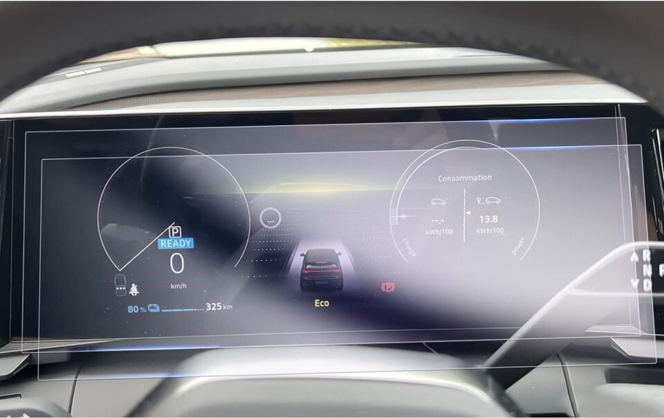 Renault Austral Dijital Gösterge Ekran Koruyucu 9H Nano