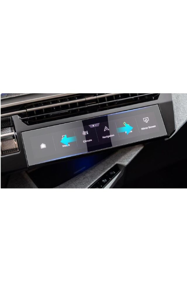 Peugeot 3008 21 inç Dijital Gösterge Navigasyon ve klima uyumlu Ekran Koruyucu Nano Film 2 li Set
