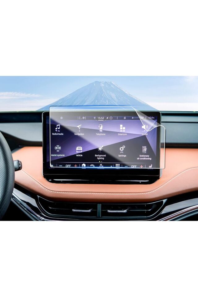 Skoda SuperB 13 inç Navigasyon Uyumlu Ekran Koruyucu Nano Film 2024