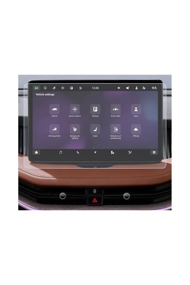 Skoda SuperB 13 inç Navigasyon Uyumlu Ekran Koruyucu Nano Film 2024