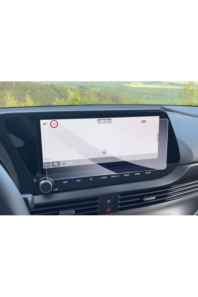 Hyundai Bayon 10.25 inç Uyumlu Multimedya Ekran Koruyucu Nano Film 2024