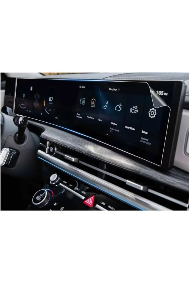Hyundai Tucson 12.3 inç Navigasyon uyumlu Nano Ekran Koruyucu 2024