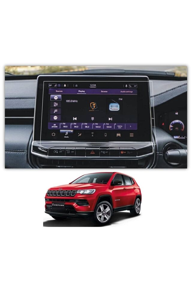 Jeep Compass 10.1 Inç Multimedya Ekran Koruyucu Nano Film