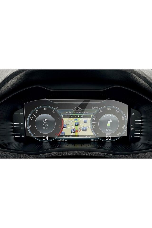 Skoda Kodiaq Dijital Gösterge Ekran Koruyucu 9H Nano