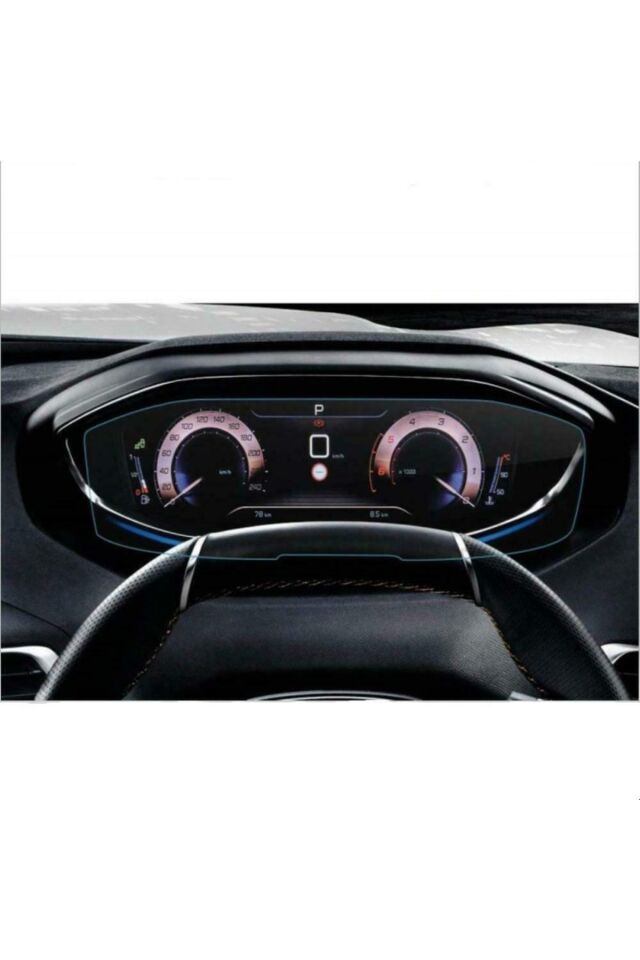 Peugeot 3008 Dijital Gösterge Ekran Koruyucu Nano Film Uyumlu