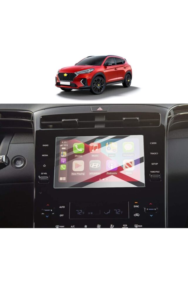 Hyundai Tucson 2021 8 Inç Multimedya Ekran Koruyucu Nano Film