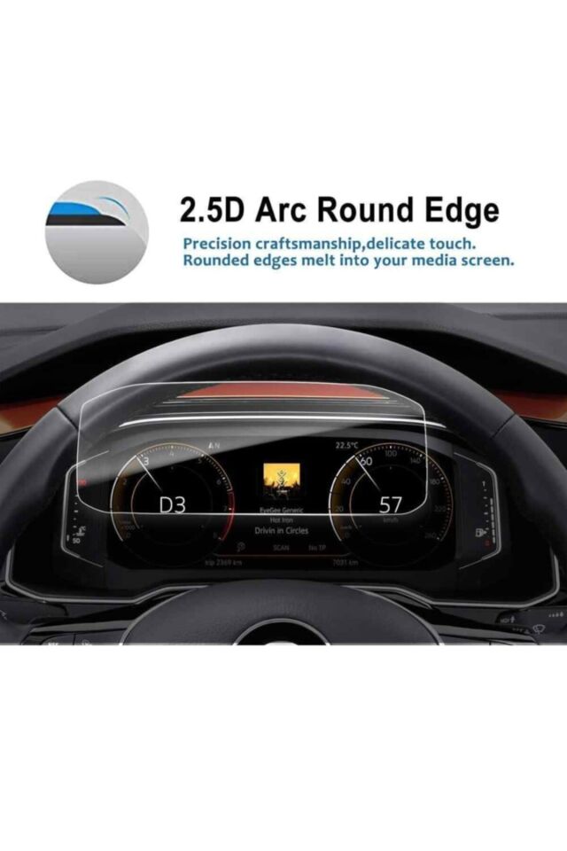 Volkswagen Passat Dijital Gösterge Cep Telefonu Ekran Koruyucuları